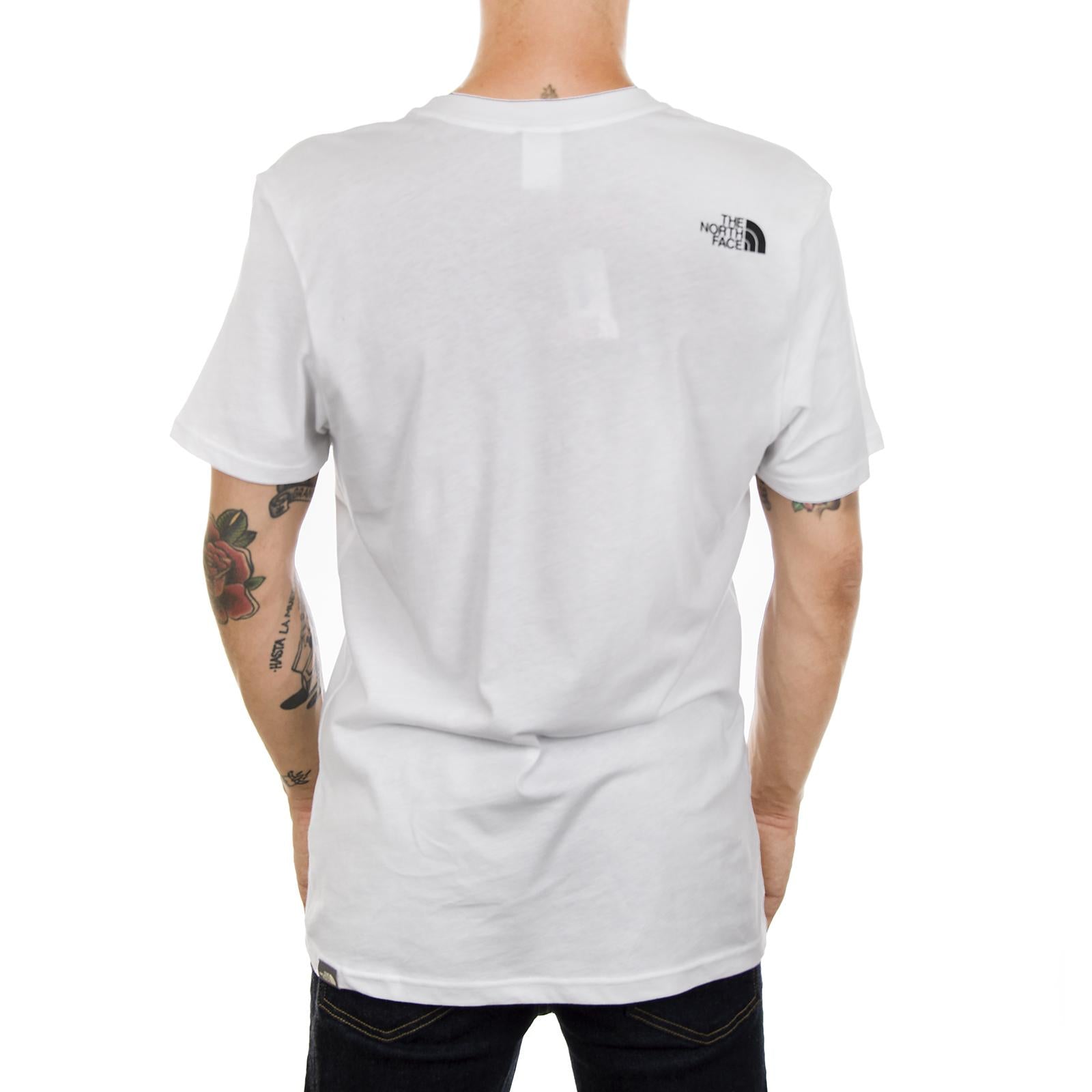 Easy Tee - White - Maglietta Girocollo Uomo T92TX3FN4  THE NORTH FACE 