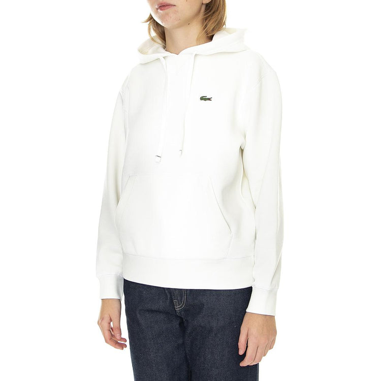 Sweatshirt-70V - Felpa con Cappuccio Donna Bianca SF7099-70V  LACOSTE 