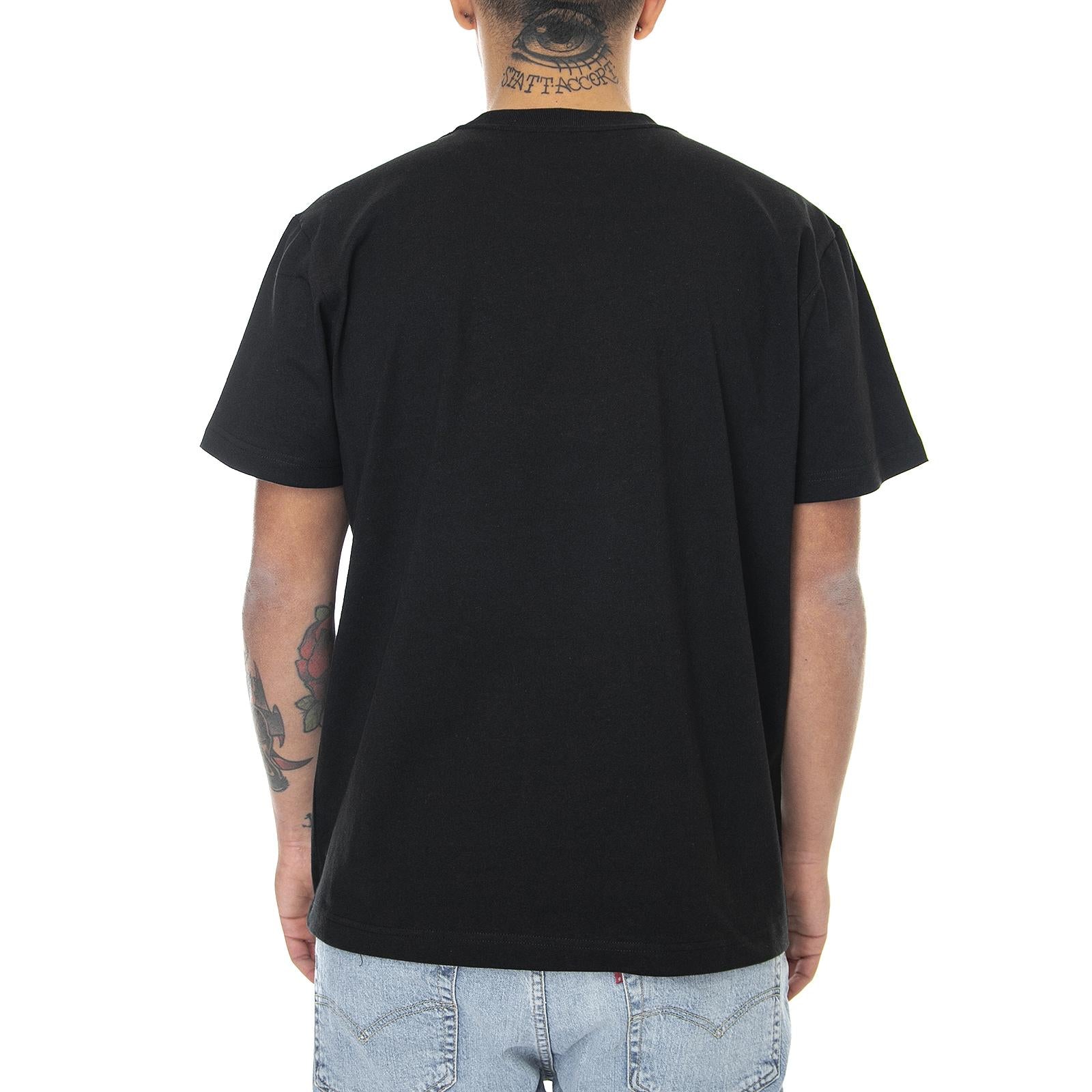 Point Pocket - Maglietta Girocollo Uomo Nera 131080287-BLK  OBEY 