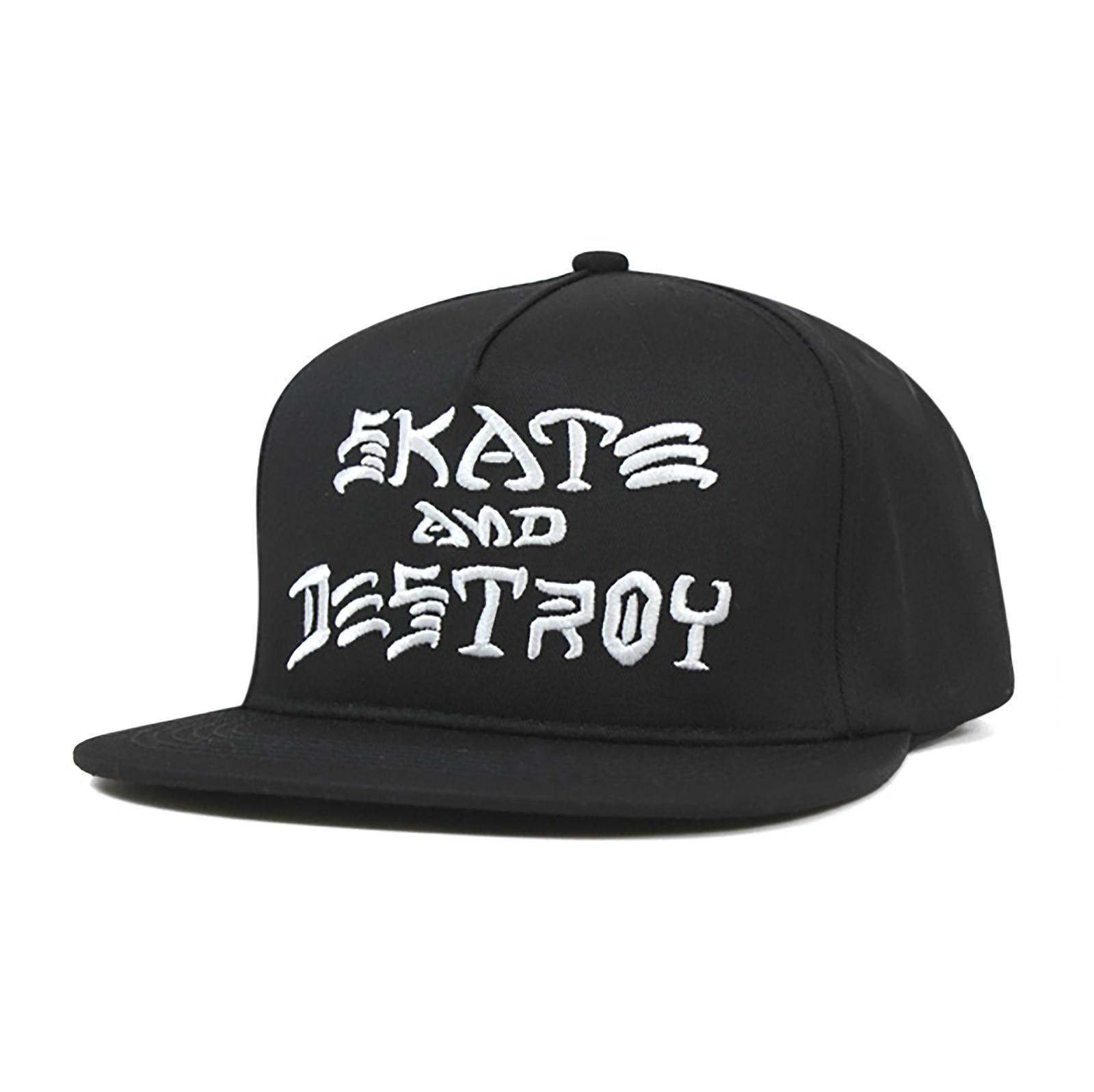 SAD EMROIDERED SNAPBACK (BLK) BLACK 3131315 BLK  THRASHER 