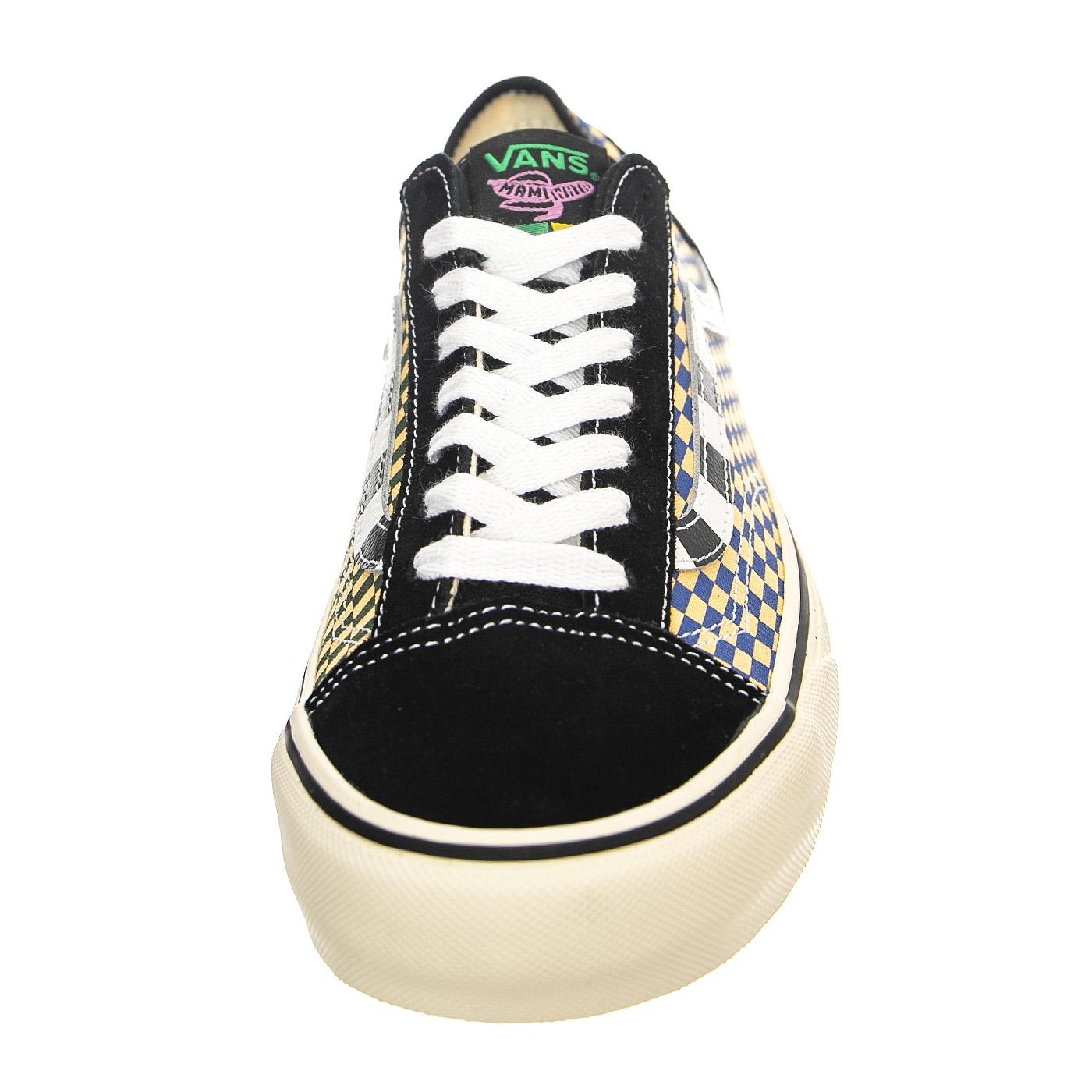 Style 36 Decon VR3 SF Mami Wata Cream - Scarpe Stringate Profilo Basso Uomo Nere / Multicolore VN0007R2CRM1  VANS 