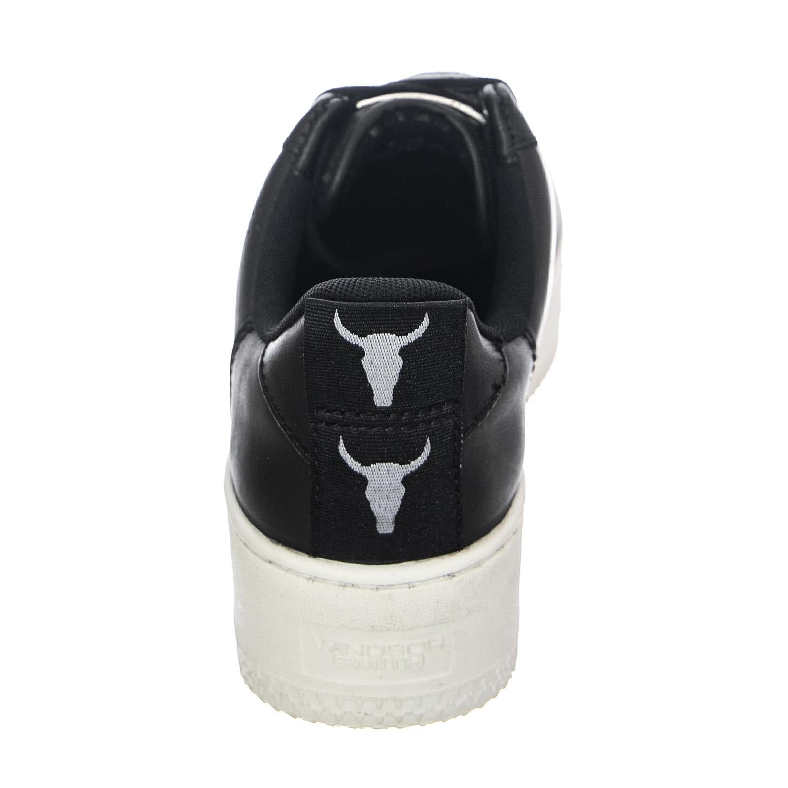 Racerr Shoes - Black / White - Scarpe Stringate Profilo Basso Donna Nere 215431_9  WINDSOR SMITH 