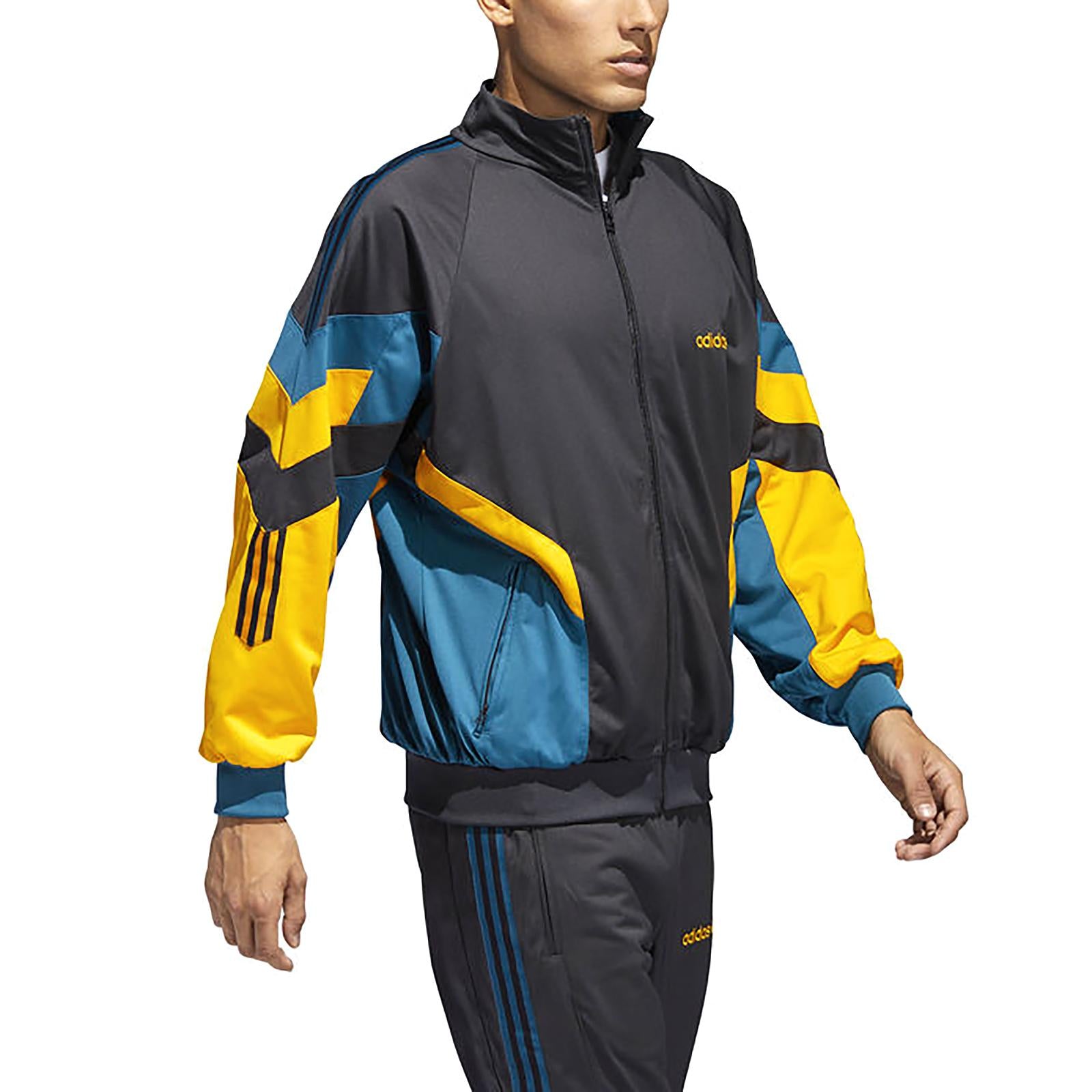 ALOXE TRACK TOP CARBON/ COLLEGIATE GOLD CE4829  ADIDAS 