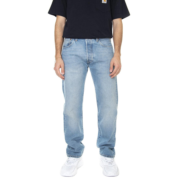 501 Levi's Original Ska Ska Med Indigo Worn In - Pantaloni Denim Jeans Uomo Blu 00501-3261 . LEVIS 