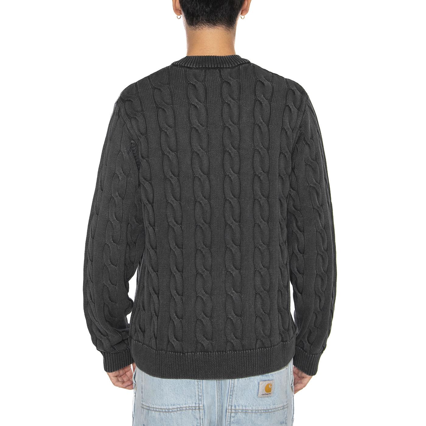 Carter Sweater Black - Maglione Girocollo Uomo Nero I035179.89GD  CARHARTT WIP 
