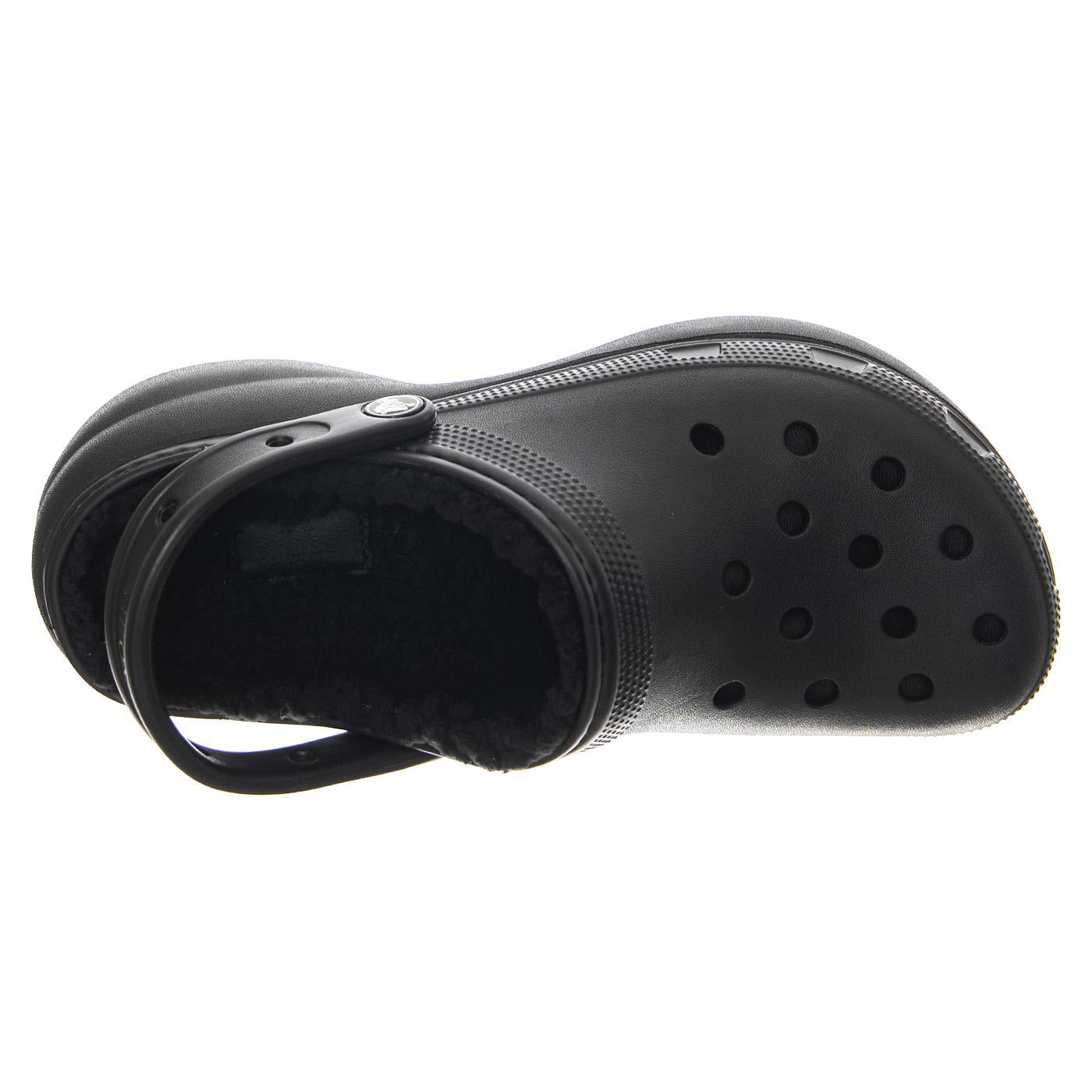 Classic Platform Lined Clog W BLK -  Sandali Donna Neri CR.207938-BLK  CROCS 