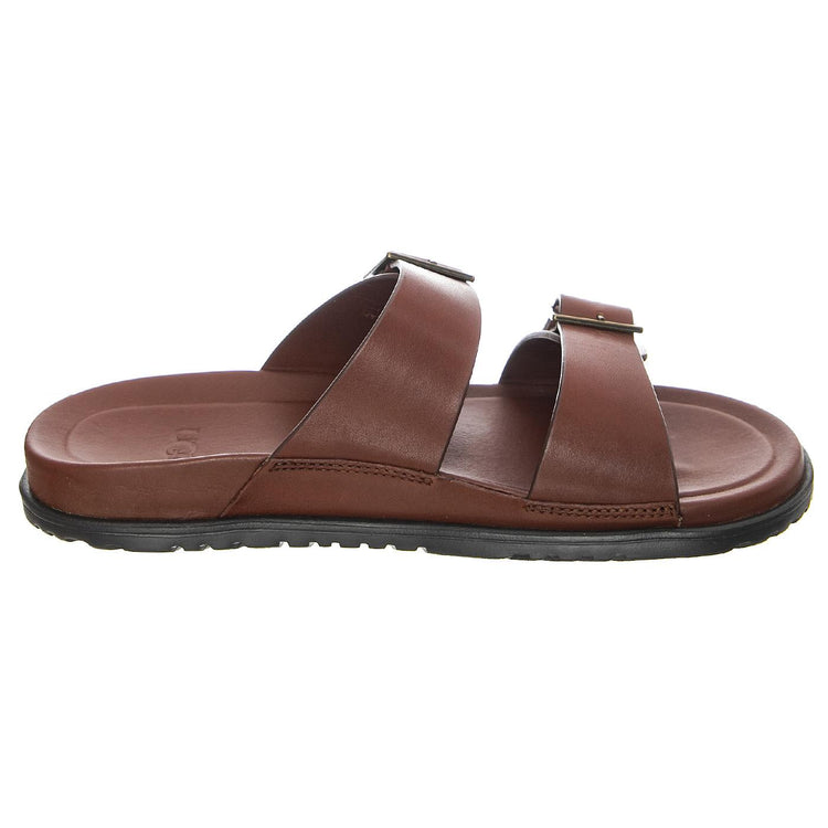 Wainscoatt Buckle Slide Cognac Leather - Sandali Uomo Marroni UGMWAIBSCLTH1119530M  UGG 