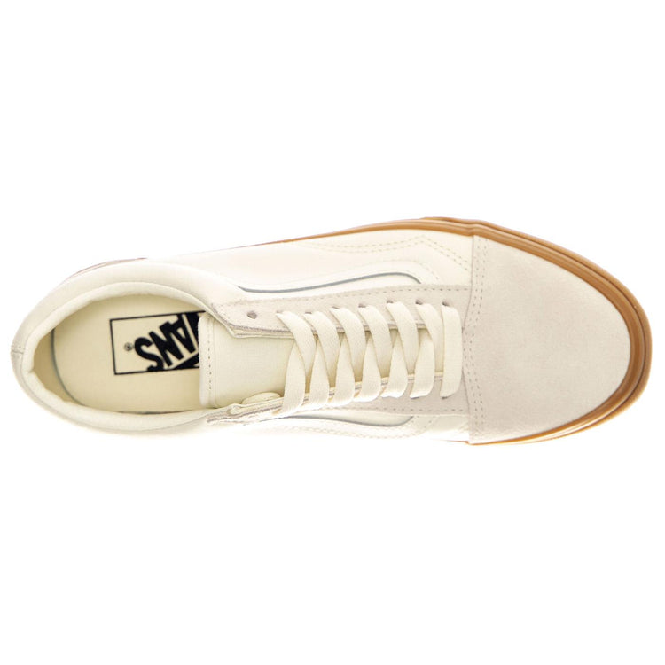 Old Skool Marshmallow / Gum - Scarpe Stringate Profilo Basso Uomo Bianche VN000CR5OVM1  VANS 