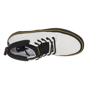 Womens Allana White / Black Canvas Shoes DMSALLWHCV22307101  DR.MARTENS 