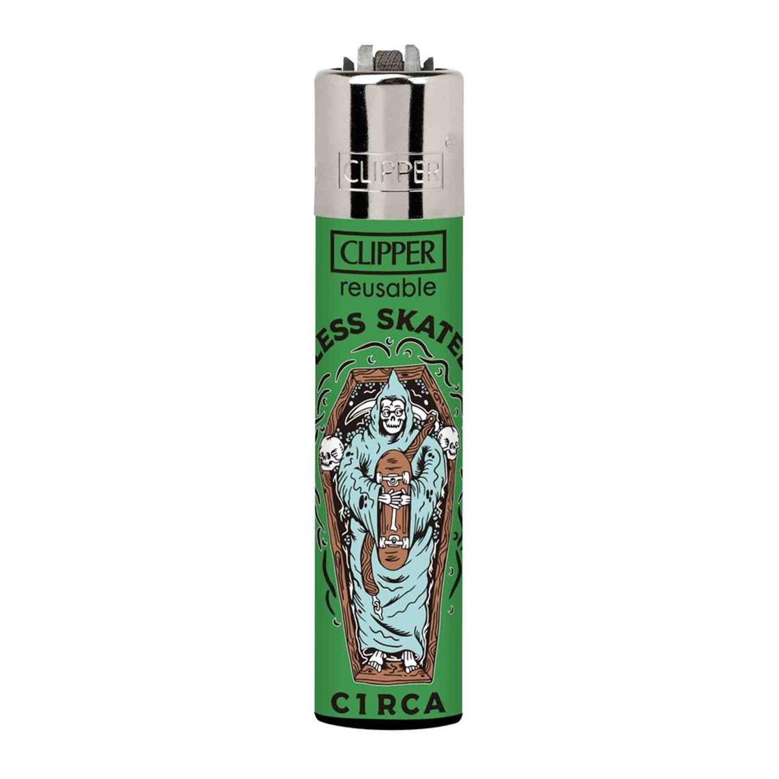 Clipper Circa - God Bless Skateboard - Accendino Ricaricabile Verde / Multicolore 237740_13  C1RCA 