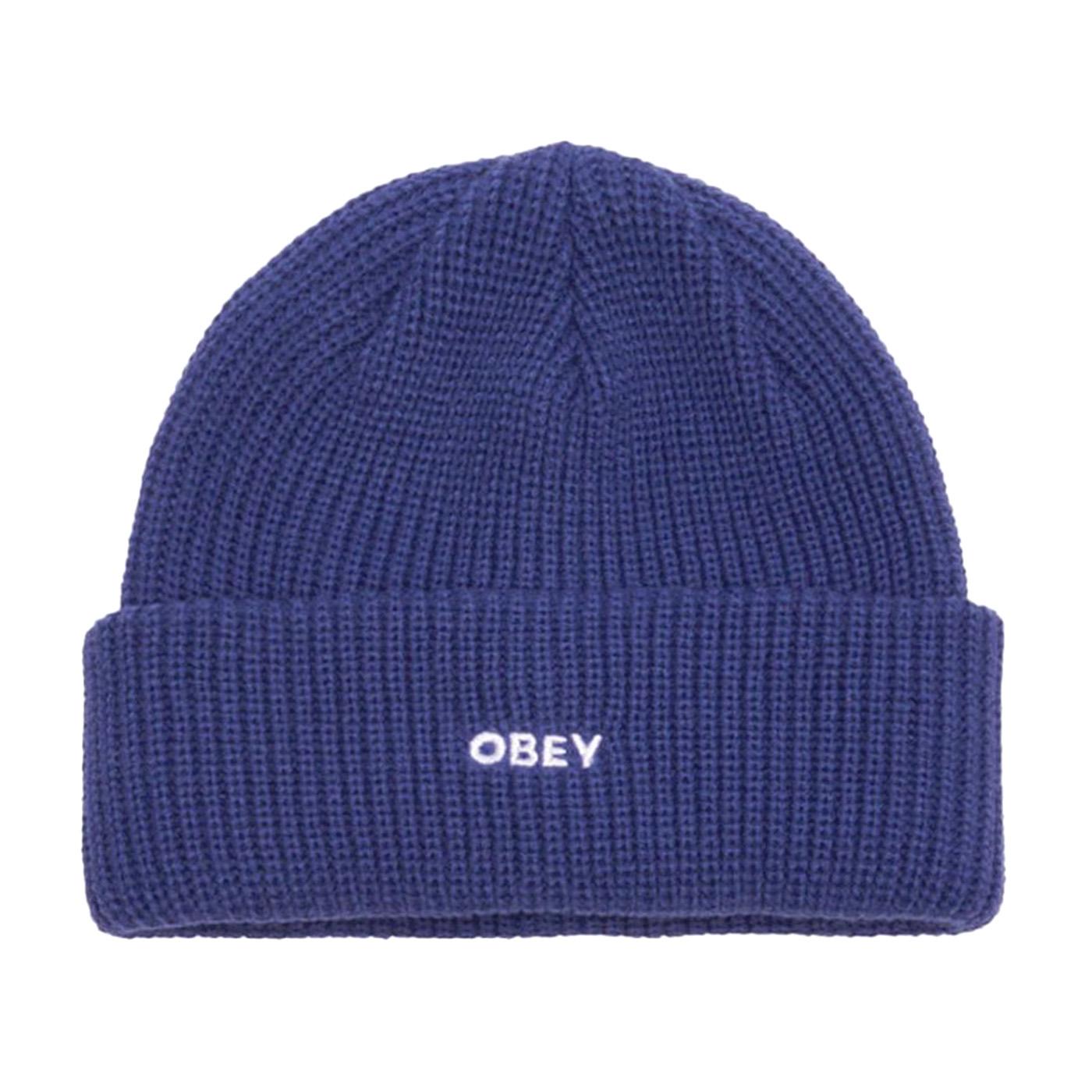 Future Beanie Limoges - Cappellino in Maglia a Coste Blu 100030163 LMS OBEY 