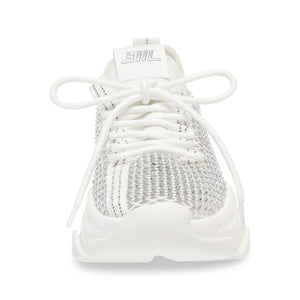 Poise White Mesh + TPU + Stones - Scarpe Stringate Profilo Basso Donna Multicolore SMPPOISE-WHT  STEVE MADDEN 