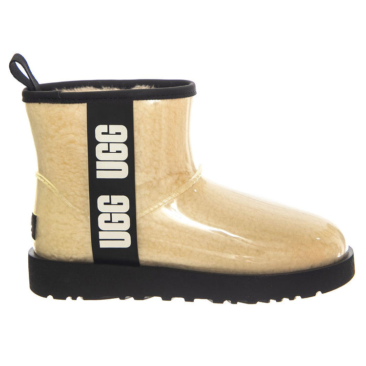 Classic Clear Mini Natural / Black - Stivaletti Donna Beige UGSCLCLEMNB1113190W  UGG 