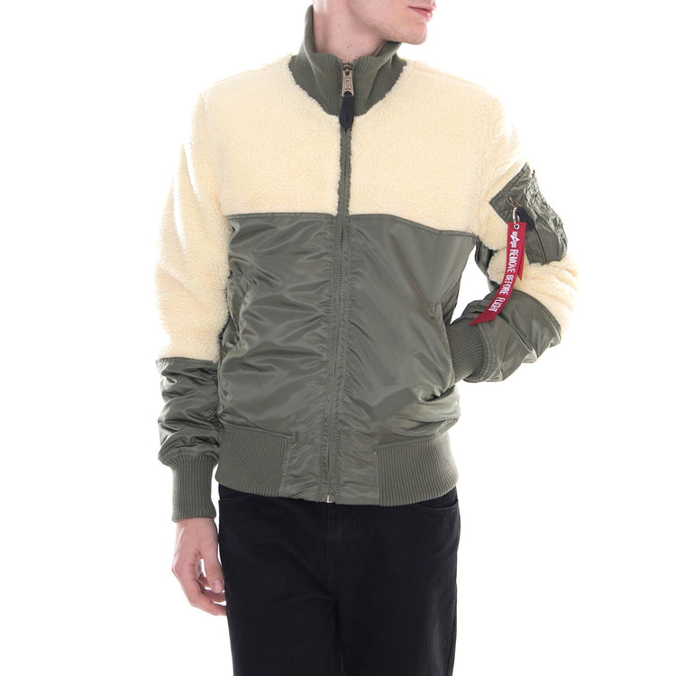 Teddy Jacket Sage Green 188106-01  ALPHA INDUSTRIES 
