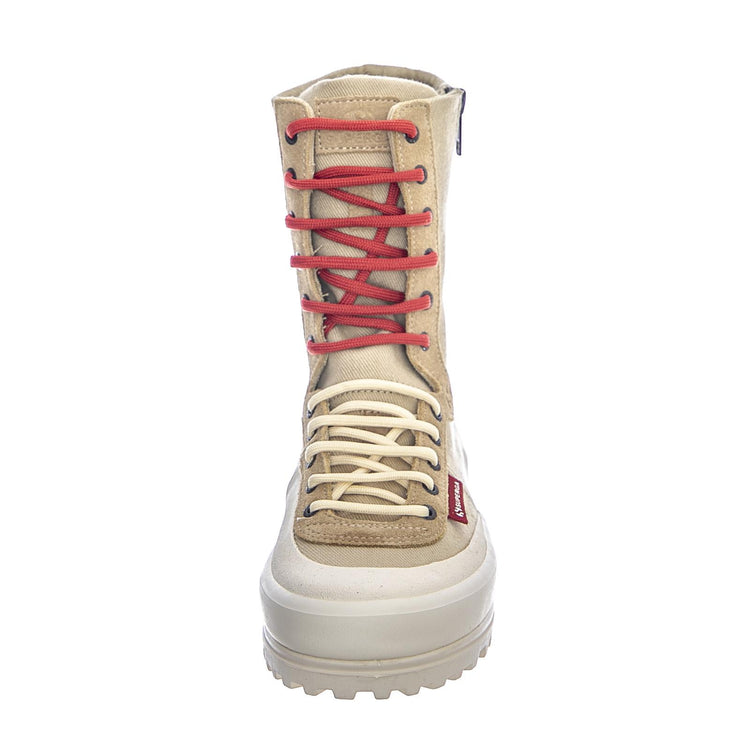 Alpina - Cream - Stivali Stringati Alti Uomo Beige 02SP9073M13102 . SUPERGA 