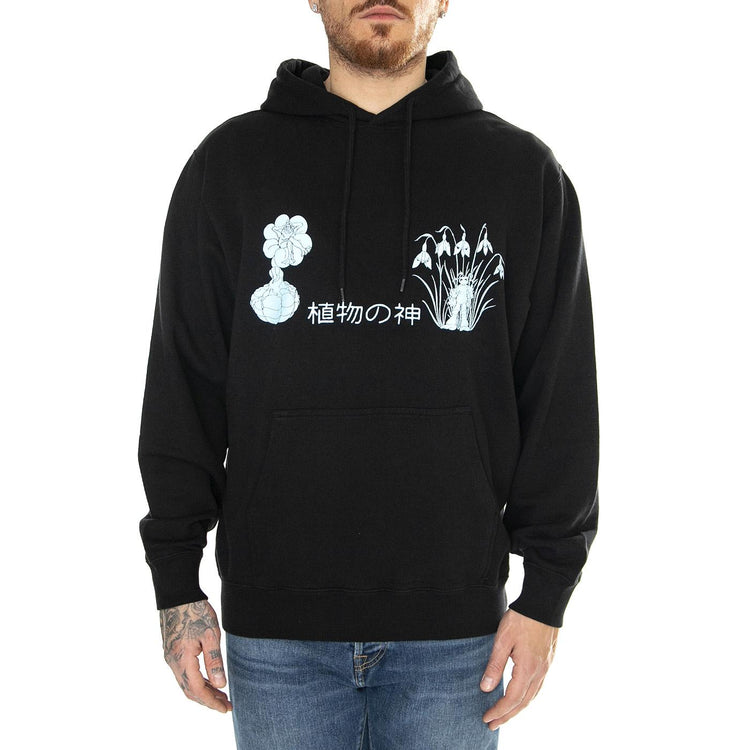 Dans La Tempete Hoodie Sweat Black - Felpa con Cappuccio Uomo Nera I033477.89.67.  EDWIN 