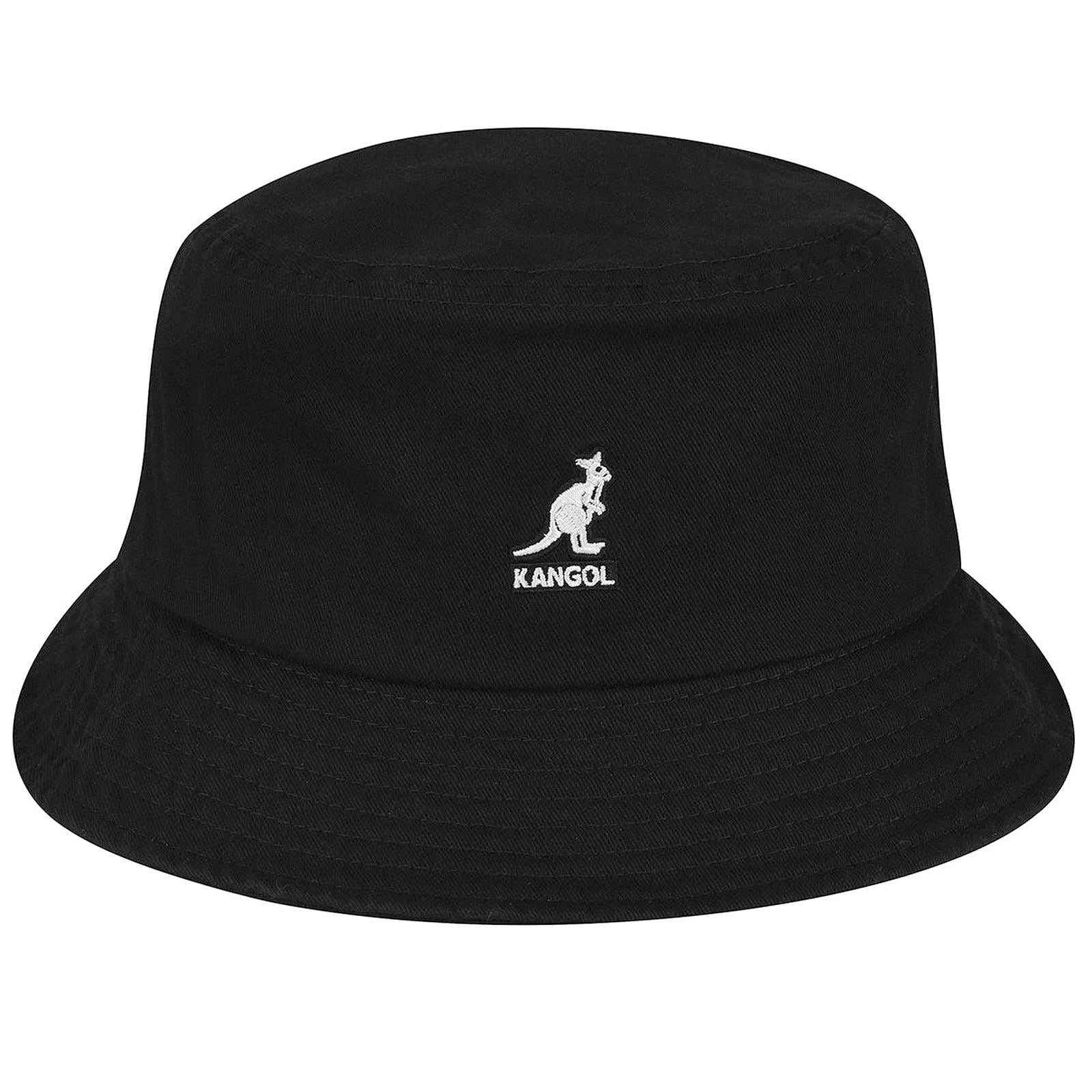 Washed Bucket Black - Cappello da Pescatore Nero K4224HT BK001 KANGOL 