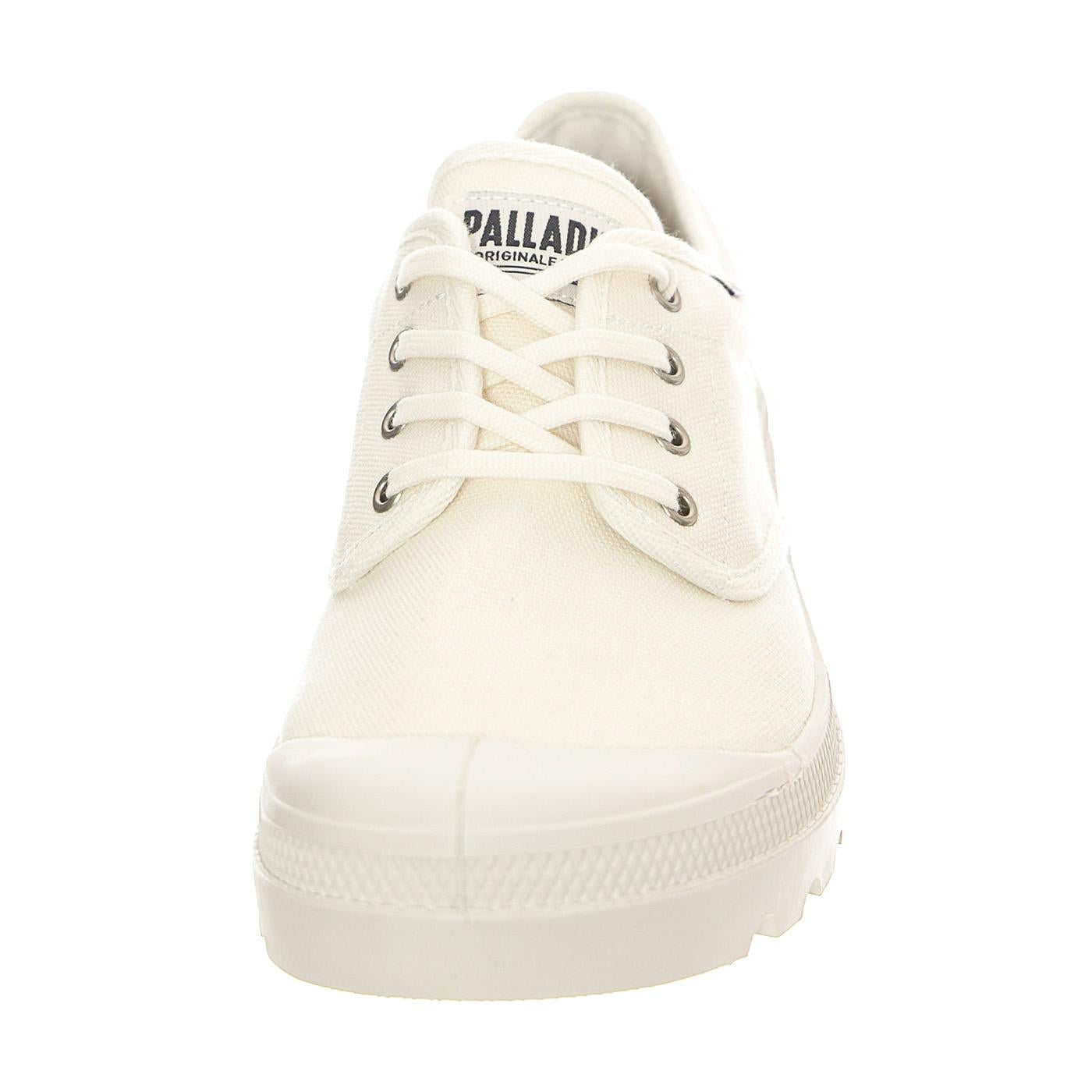M' Pallabrousse White Shoes - Scarpe Stringate Profilo Basso Uomo Bianche 00068-116-M . PALLADIUM 