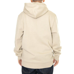 Hooded Script Embroidery Sweat Wall / Black - Felpa con Cappuccio Uomo Beige I033658.AWXX  CARHARTT WIP 