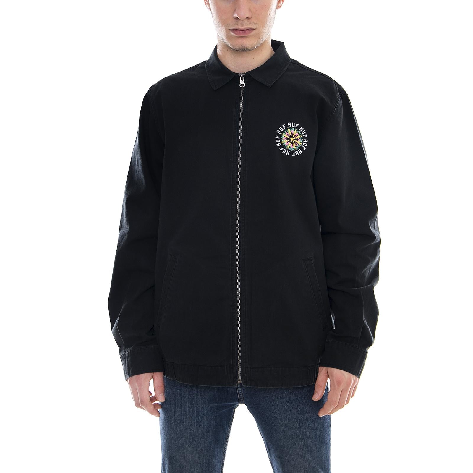 DESERT TRIP GAS JACKET BLACK JK00060-BLACK  HUF 