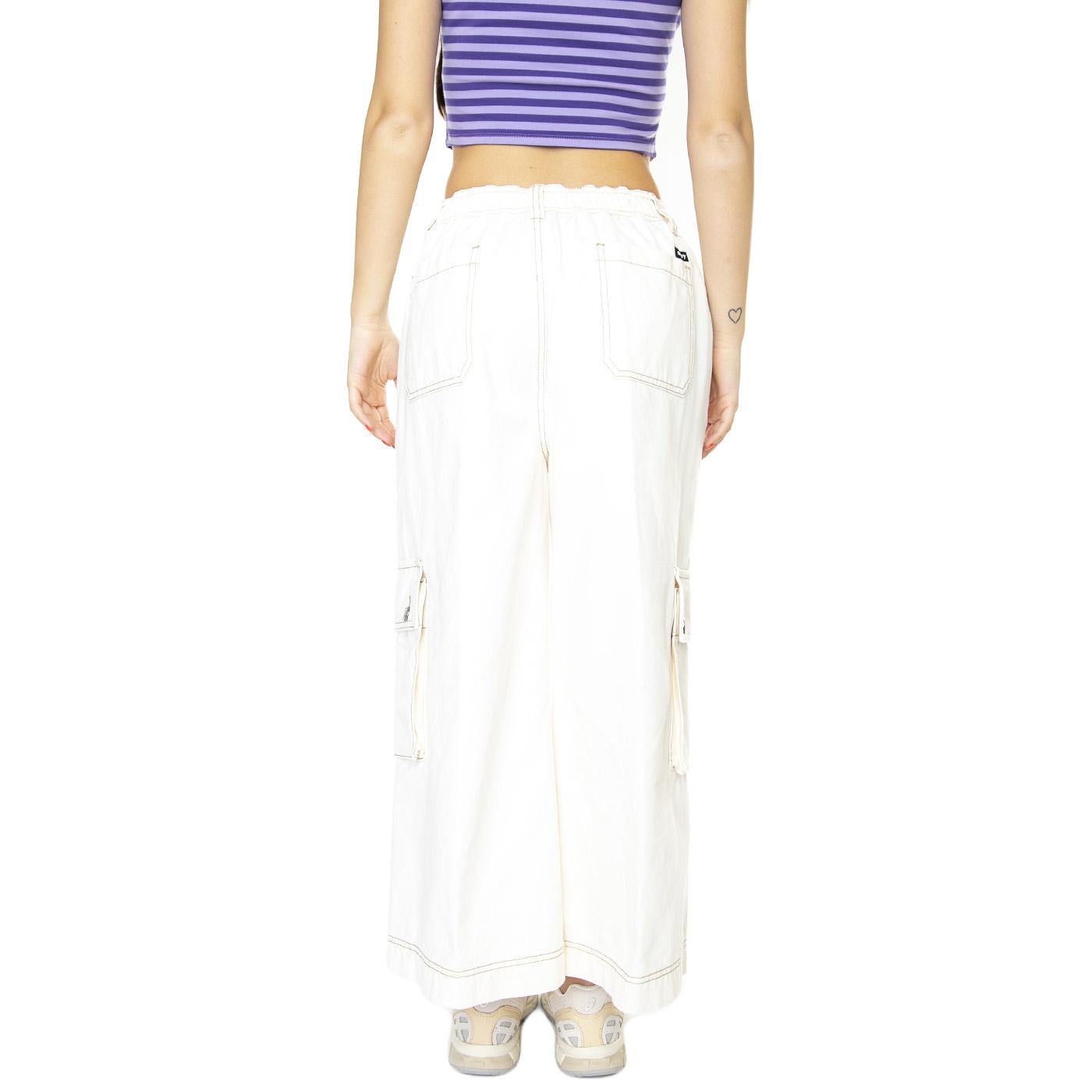 Hazel II Cropped Wide Pant Unbleached - Pantaloni Donna Beige 242000115-UBL  OBEY 