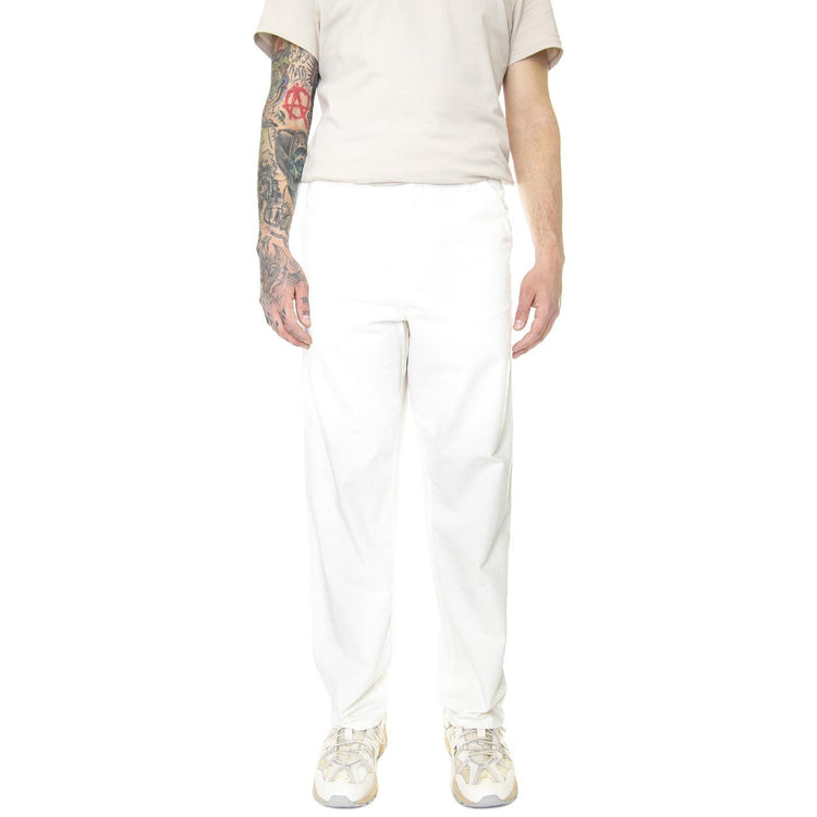 Single Knee Pant Off-White Rinsed - Pantaloni Denim Jeans Uomo Bianchi I031499-35002  CARHARTT WIP 