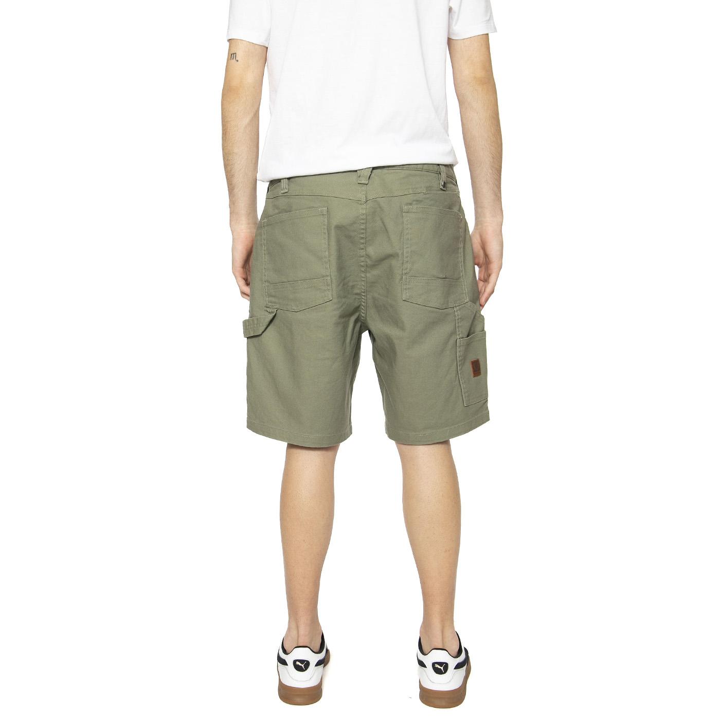 Builders Carpenter Short Green - Bermuda Uomo Verdi 04967-OLVSP . BRIXTON 