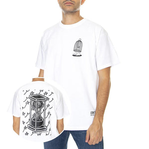 Time Erk14 Serigraphy Serie 01 - Maglietta Girocollo Uomo Bianca TIMEKEY-ERK14  LONDON STORE 