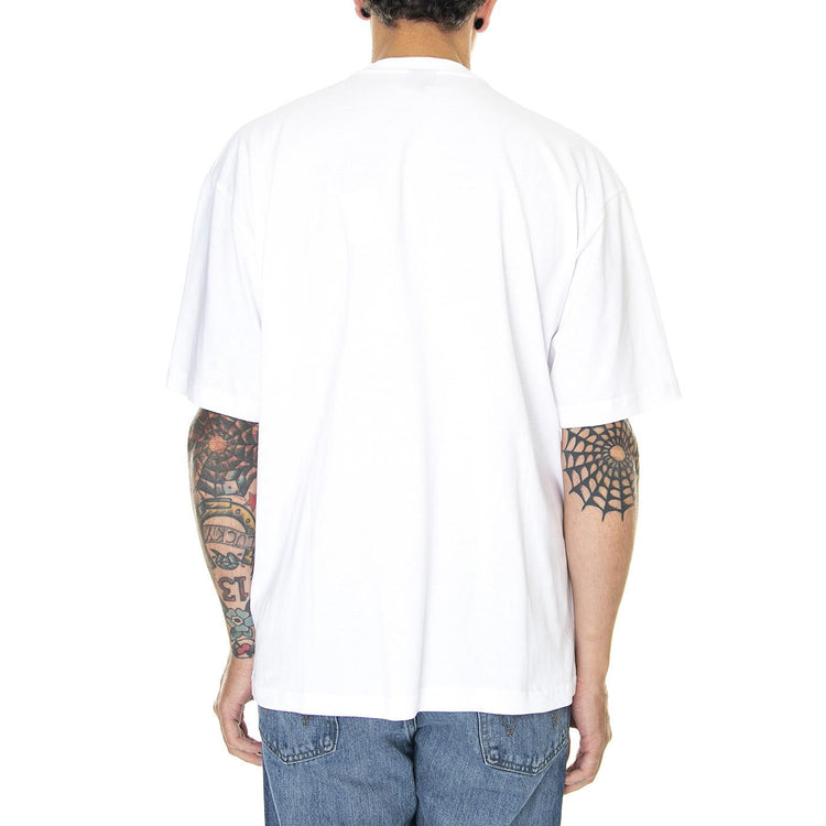 Classic Label T-Shirt White - Maglietta Girocollo Uomo Bianca SCA-TEE-6614  SANTA CRUZ 