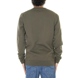 Mn Basic Crew Fleece Grape Leaf - Felpa Girocollo Uomo Verde VN0A3HQ1KCZ1  VANS 