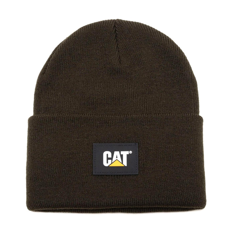 Cat Label Cuff Beanie Army Moss - Cappellino a Cuffia Verde 1090026-10639  CAT 