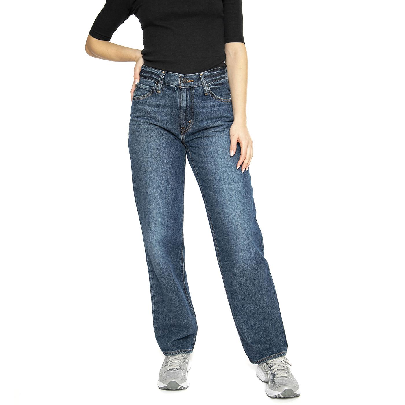 94 Baggy Dark Indigo Worn In - Pantaloni Denim Jeans Donna Blu A3510-0036  LEVIS 