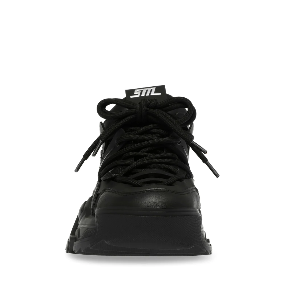 Kingdom Black / Silver - Scarpe Stringate Profilo Basso Donna Nere SMPKINGDOM-915  STEVE MADDEN 