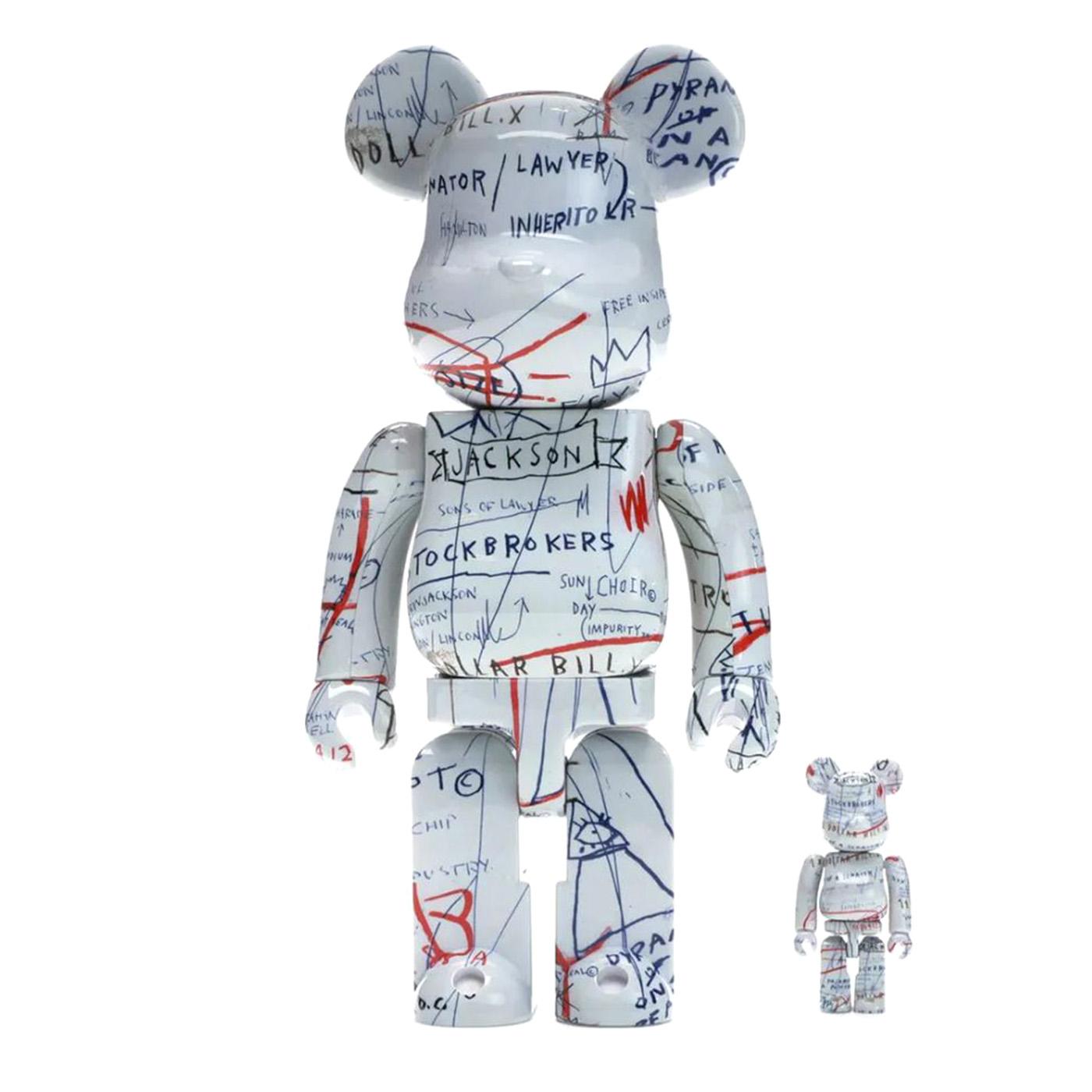 Be@rbrick Jean-Michel Basquiat #2 100% 400% - Toy Medicom Multicolore 482568  MEDICOM TOY 