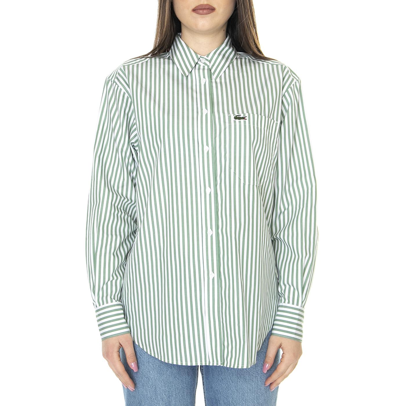 W' Camicia M/C VI4 - Camicia Donna Multicolore CF5886-VI4  LACOSTE 