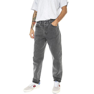 Newel Pant Vulcan worn washed - Pantaloni Denim Jeans Uomo Grigi I029148-0WGWD  CARHARTT WIP 