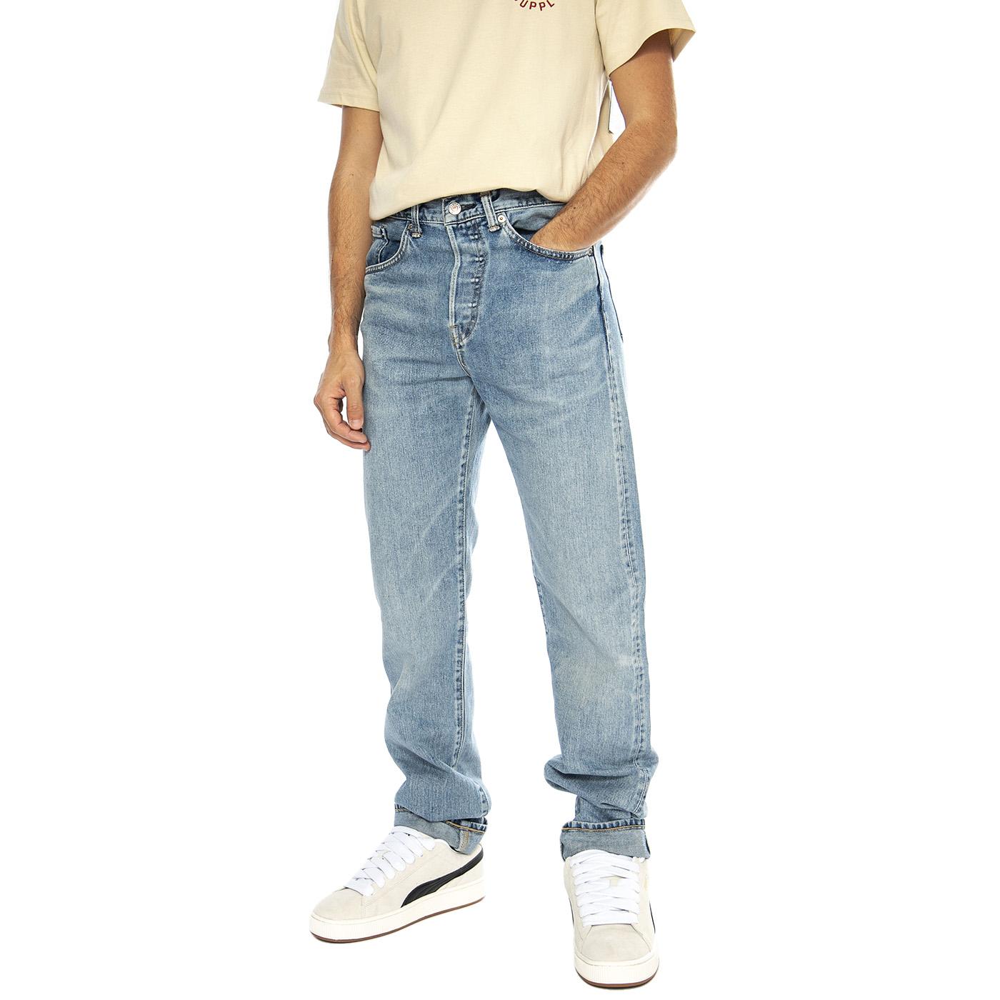 Loose Straight Light Used Blue - Pantaloni Denim Jeans Uomo Blu I030696.01.X1.32  EDWIN 