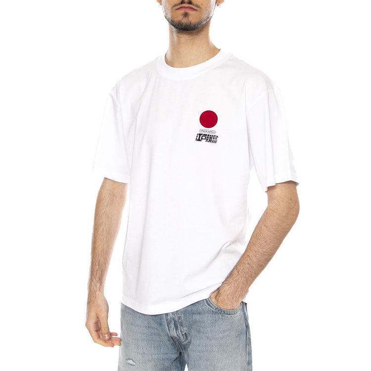 Sun TS SS White - Maglietta Girocollo Uomo Bianca I035002.02.00. 02,00 EDWIN 