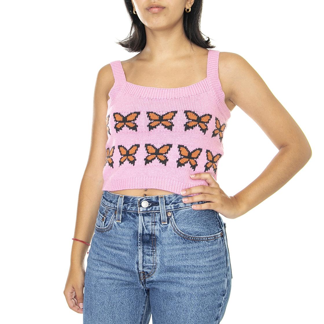 Heavens Butterflies Prism - Canotta in Maglia Donna Multicolore A3200-0000  LEVIS 