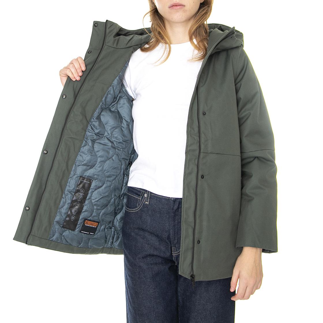 Lovisa Jacket Juniper Green - Giacca Invernale con Cappuccio Donna Verde 222330368-GRN  ELVINE 