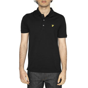 Mens Plain Polo Shirt Jet Black - Polo Uomo Nera SP400VOG-Z865  LYLE & SCOTT 