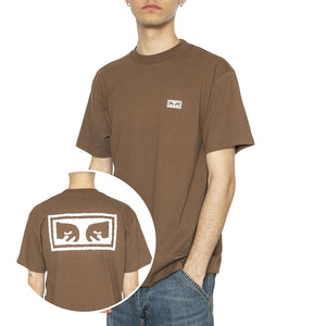 Obey Eyes 3 Tee - Maglietta Girocollo Uomo Marrone 165261826-SLT  OBEY 