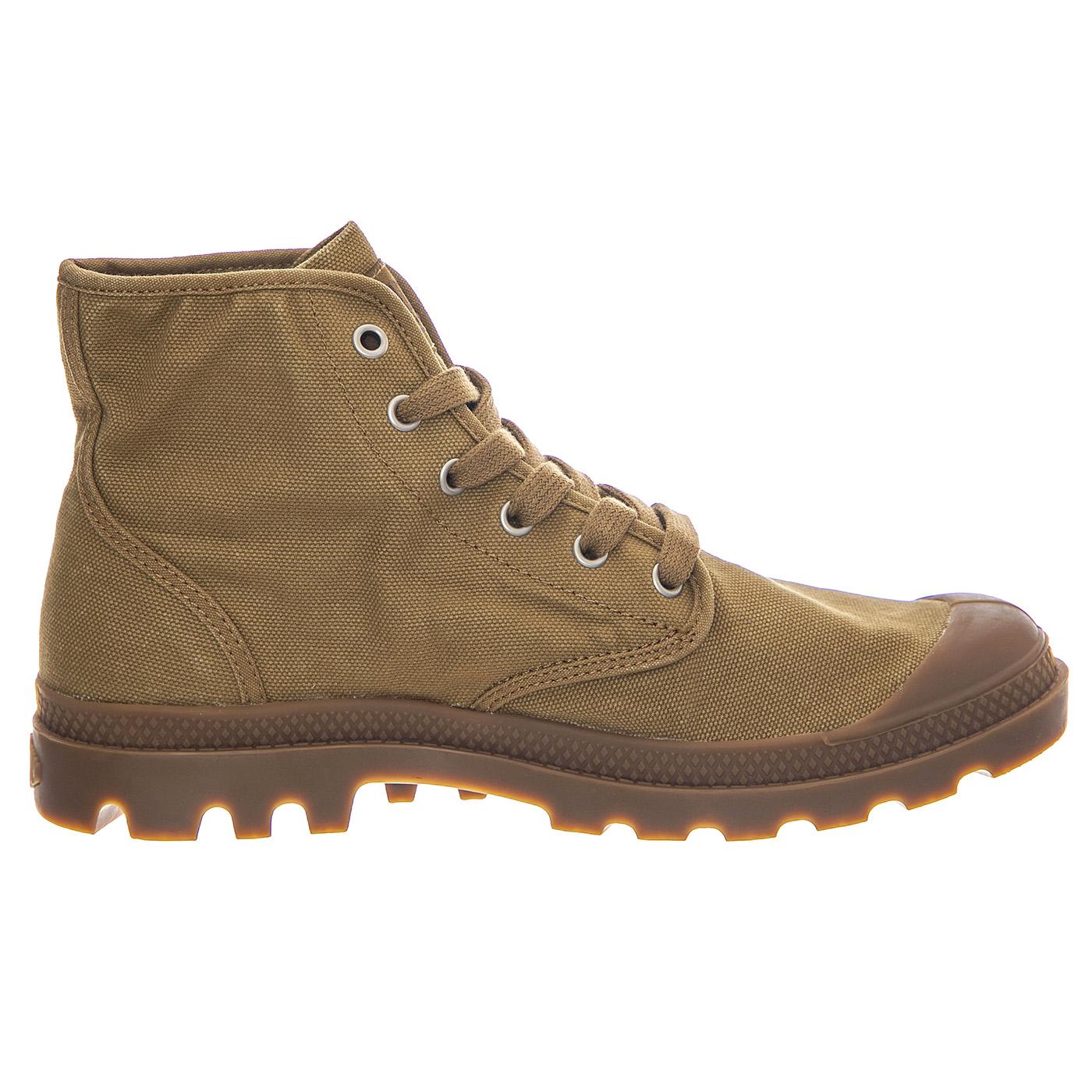 Pampa Hi Olive - Scarpe Profilo Alto Uomo Marroni PAS02352-307-M  PALLADIUM 
