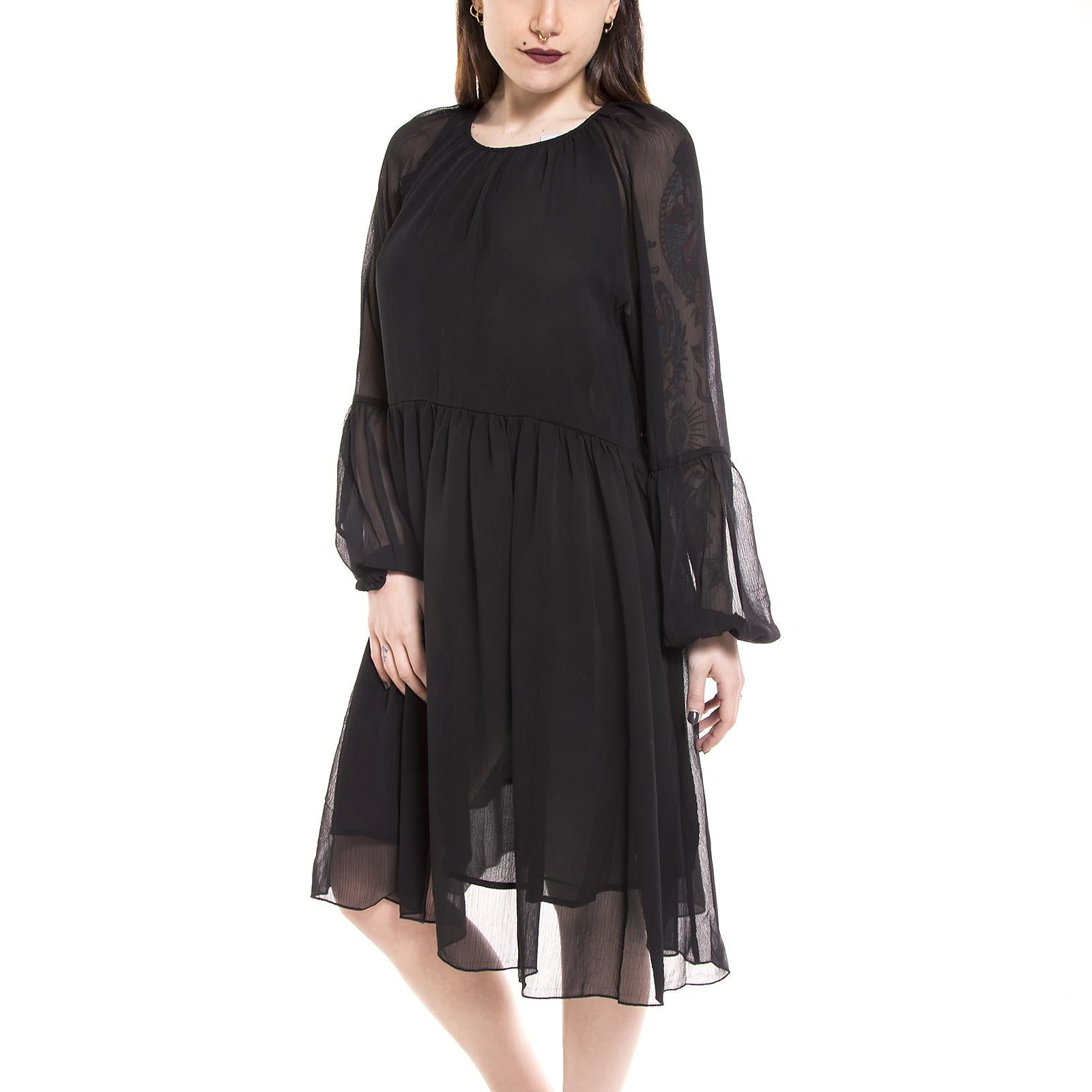 ALUMA SHORT DRESS BLACK 142030166-999  MINIMUM 