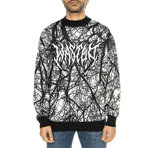 Sweater Hollow Black - Maglione Girocollo Uomo Multicolore SWEATER HOLLOW - BLACK  WASTED PARIS 