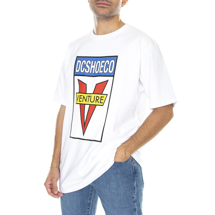 DC x Venture Awakeco HSS WBB0 - Maglietta Girocollo Uomo Bianca ADYZT05122-WBB0  DC 