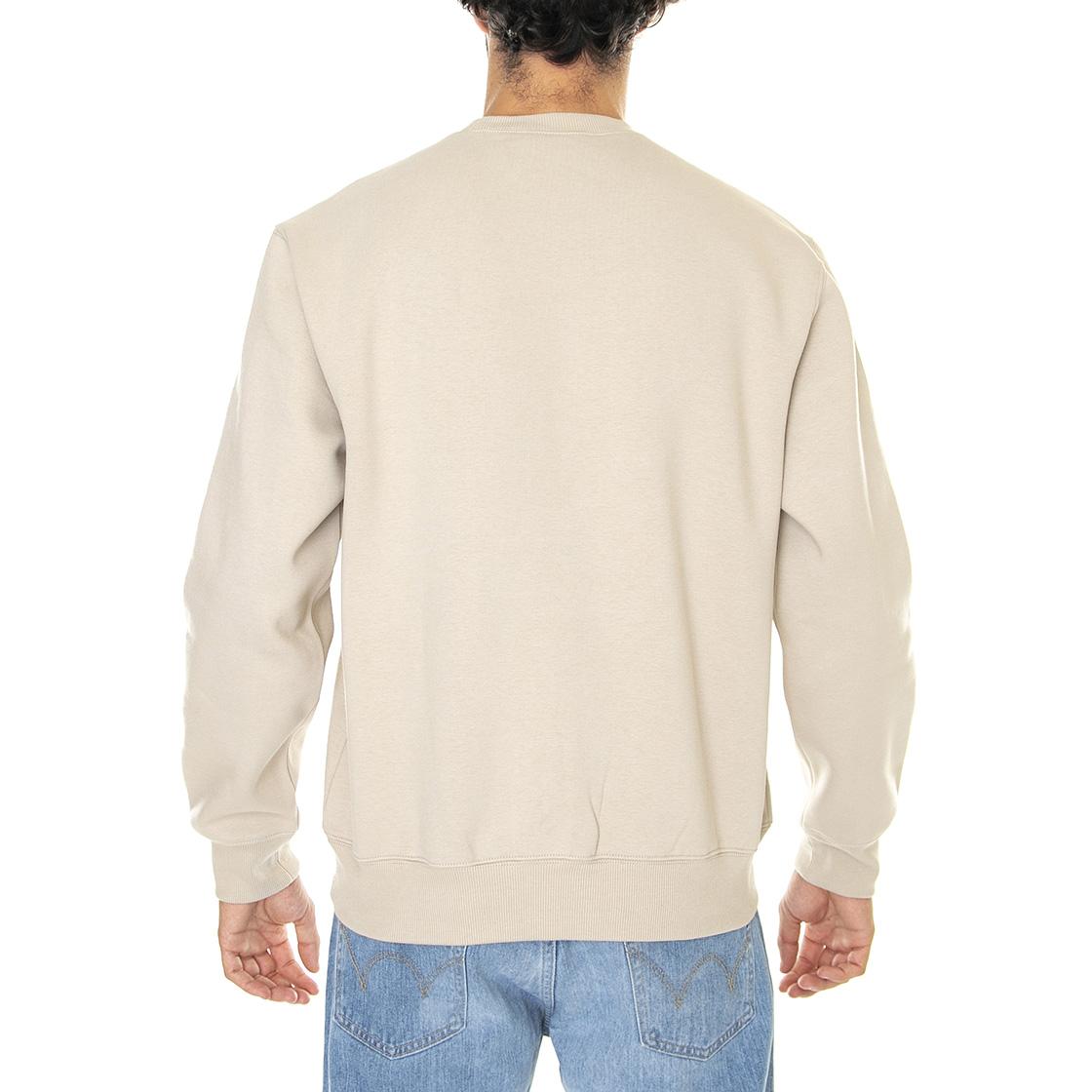 Carhartt Sweat Wall / Cypress - Felpa Girocollo Uomo Beige I030229-12BXX  CARHARTT WIP 