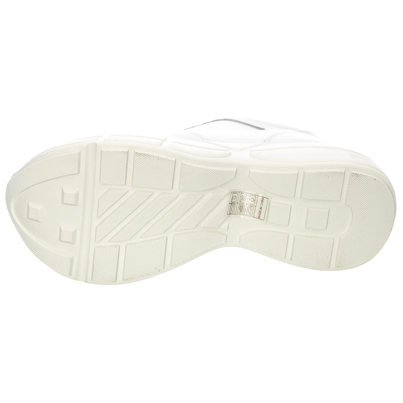 Womens Memory Shoes - White Leat - Scarpe Stringate Profilo Basso Donna Bianche MEMO01S1  STEVE MADDEN 