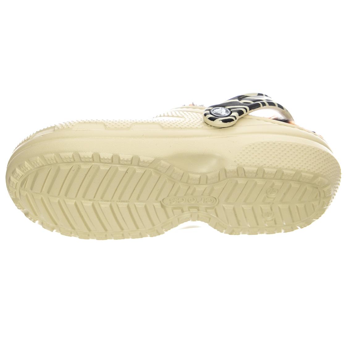 Classic Lined Animal Remix Clog W Bone / Multi Animal - Sandali Donna Beige / Multi CR.207842-BOMA  CROCS 