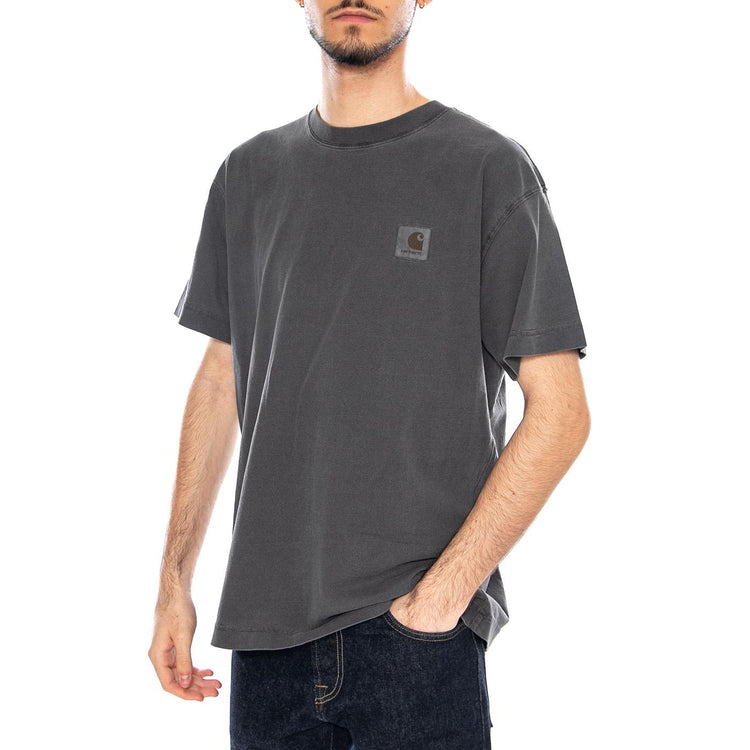 S/S Nelson T-Shirt Black - Maglietta Girocollo Uomo Nera I029949 89GD CARHARTT WIP 
